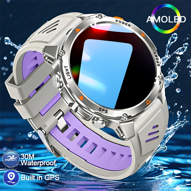 Fitness Tracker Band - GUHUAVMI 2025 New Dual-band GPS Swim