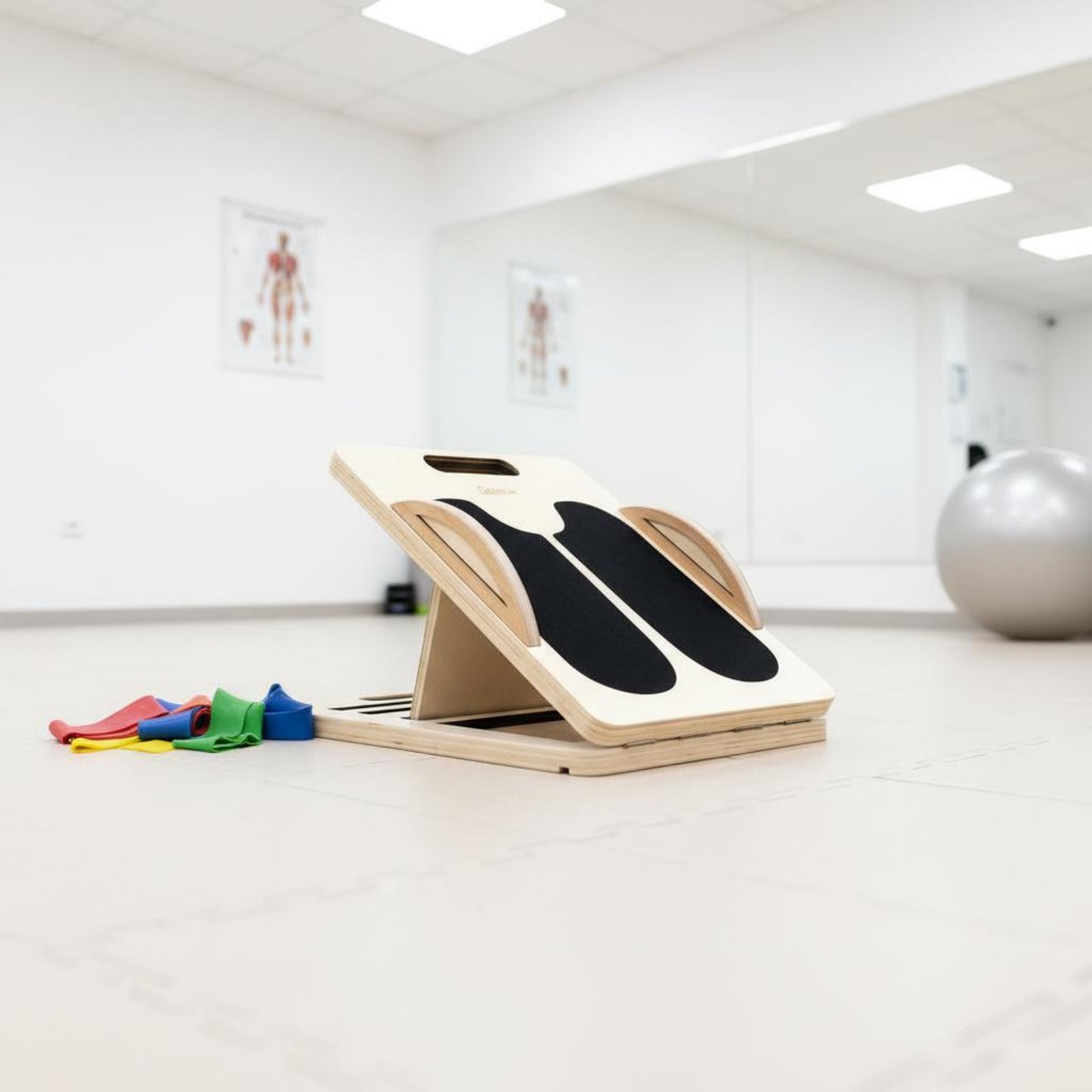 Adjustable Wooden Slant Board  - đánh giá và giá Balance Board Fitness