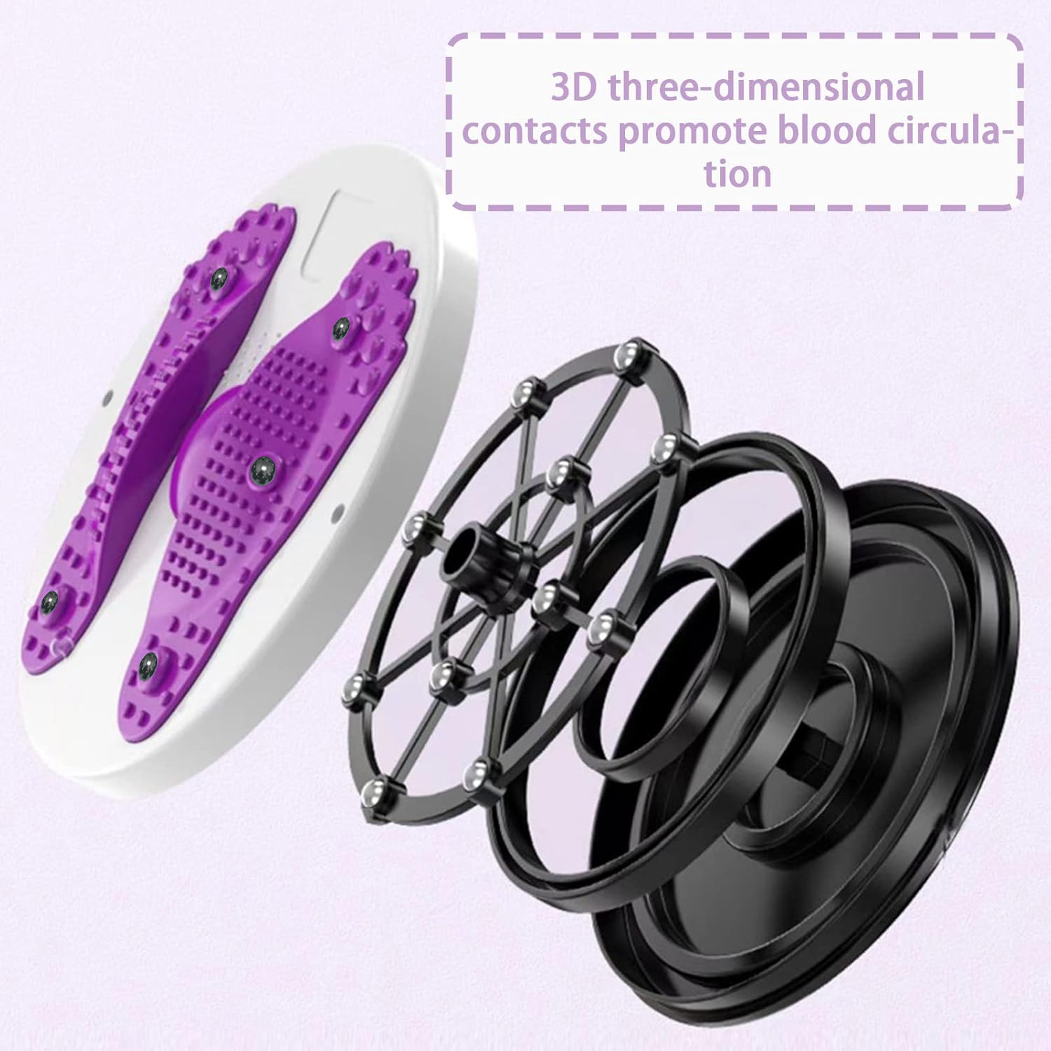 Purple Waist Twister Disc with - đánh giá và giá Balance Board Fitness
