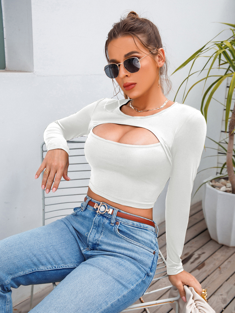 Women's Casual Round Neck Long - đánh giá và giá Yoga Fitness Fit Club