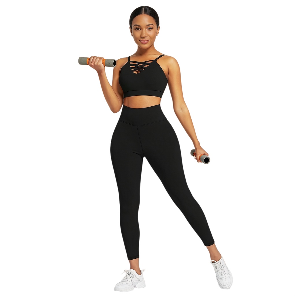 3 Pieces Women's Yoga Fitness  - đánh giá và giá Yoga Fitness Wear