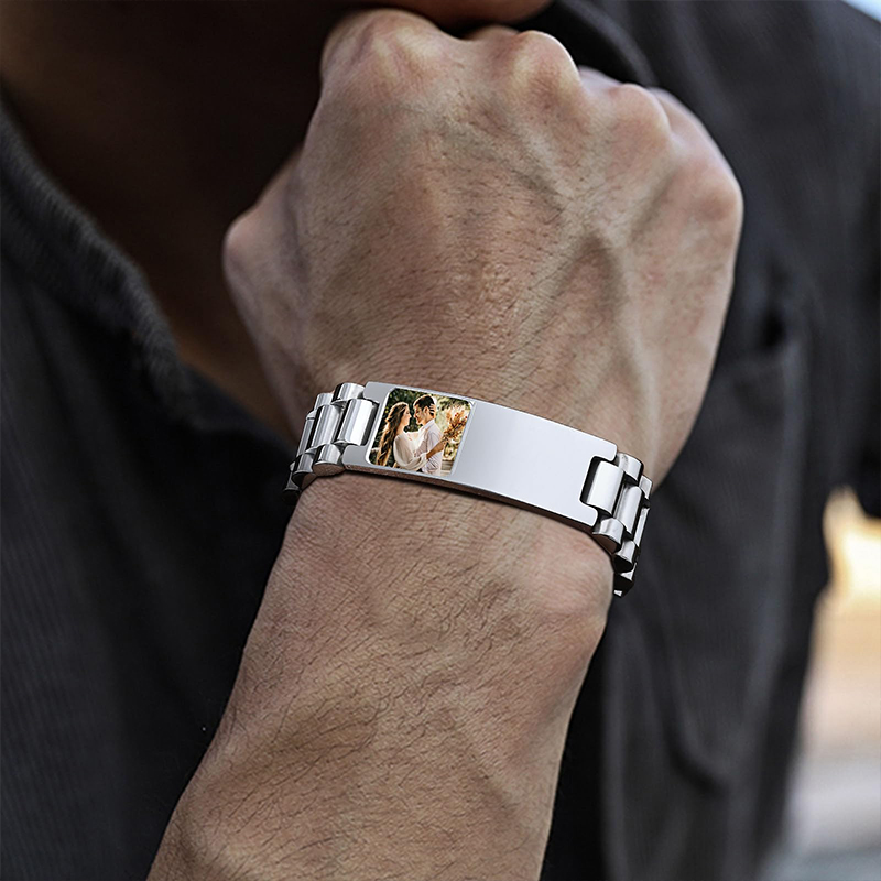 Custom Picture Text Bracelet W - đánh giá và giá Fitness Tracker Band