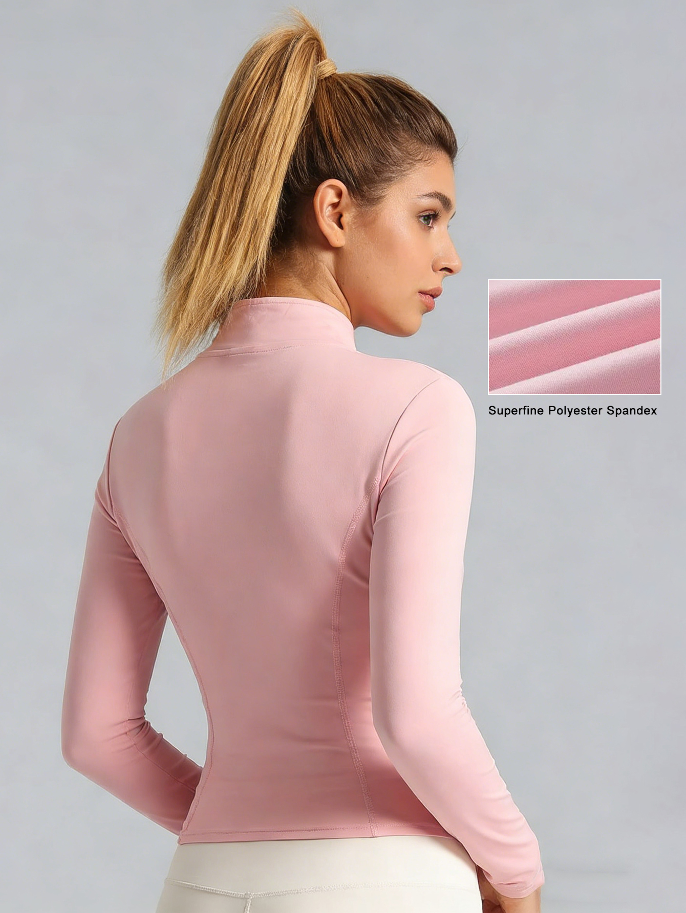 New Women Light pink Yoga Coat - đánh giá và giá Yoga Fitness Wear