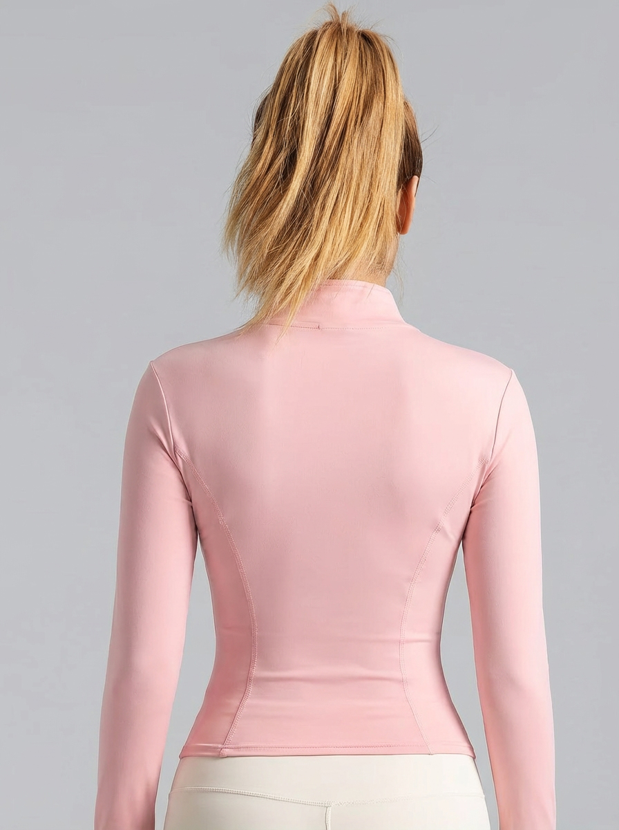 New Women Light pink Yoga Coat - đánh giá và giá Yoga Fitness Wear