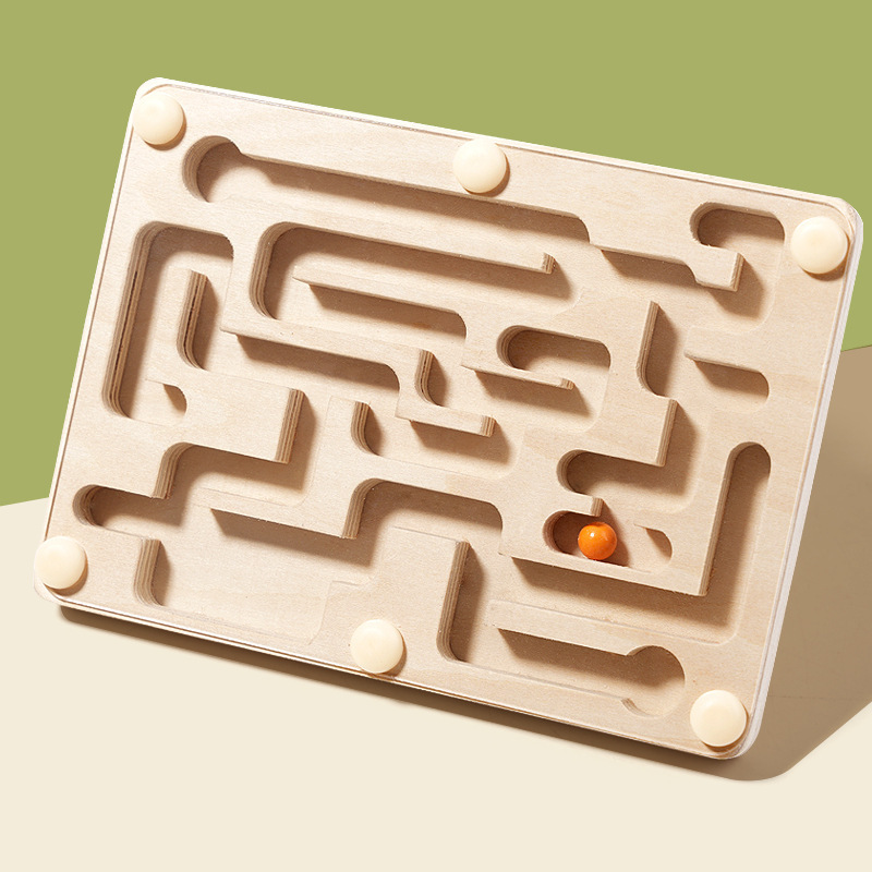 Small Wooden Balance Bead Maze - đánh giá và giá Balance Board Fitness