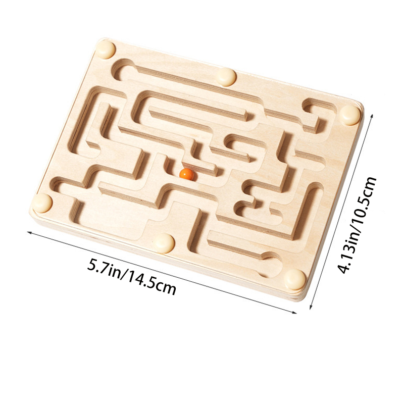 Small Wooden Balance Bead Maze - đánh giá và giá Balance Board Fitness