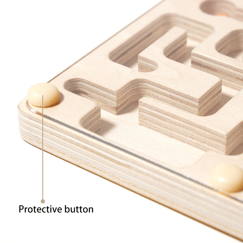 Small Wooden Balance Bead Maze - đánh giá và giá Balance Board Fitness