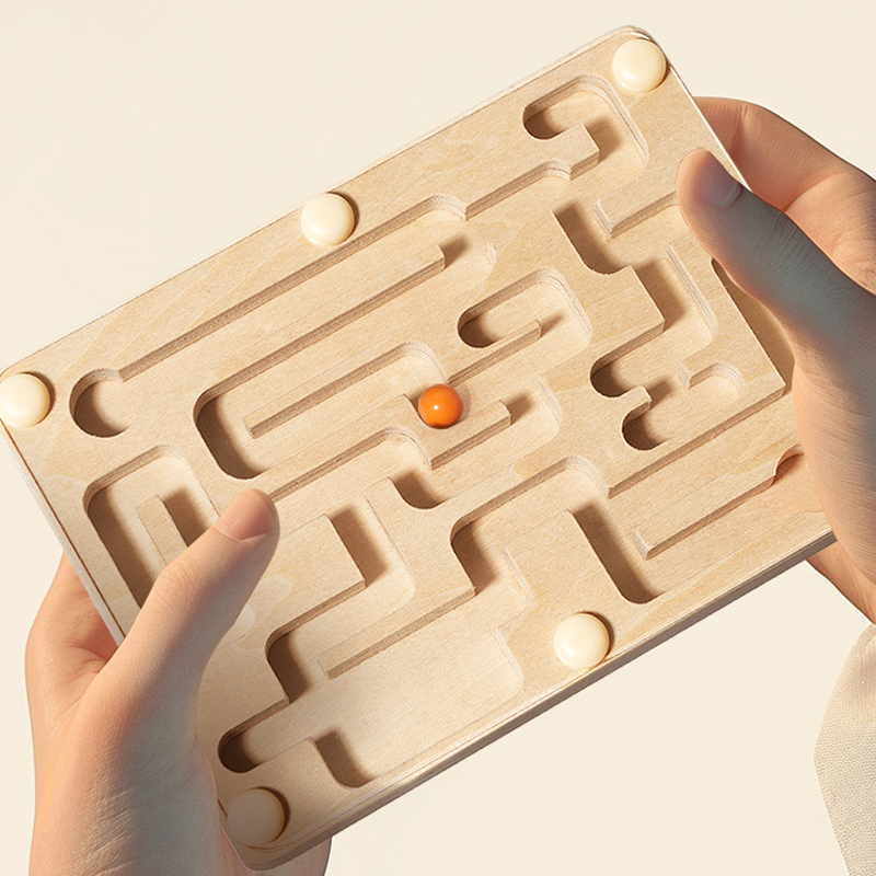 Small Wooden Balance Bead Maze - đánh giá và giá Balance Board Fitness
