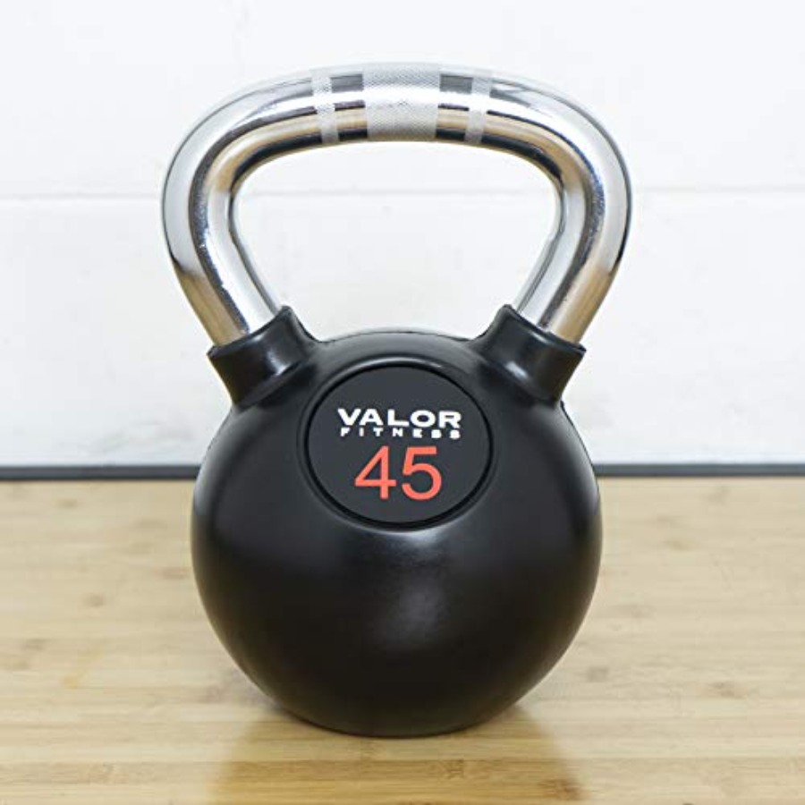 Chrome Handle Rubber Coated Ke - đánh giá và giá Kettlebell