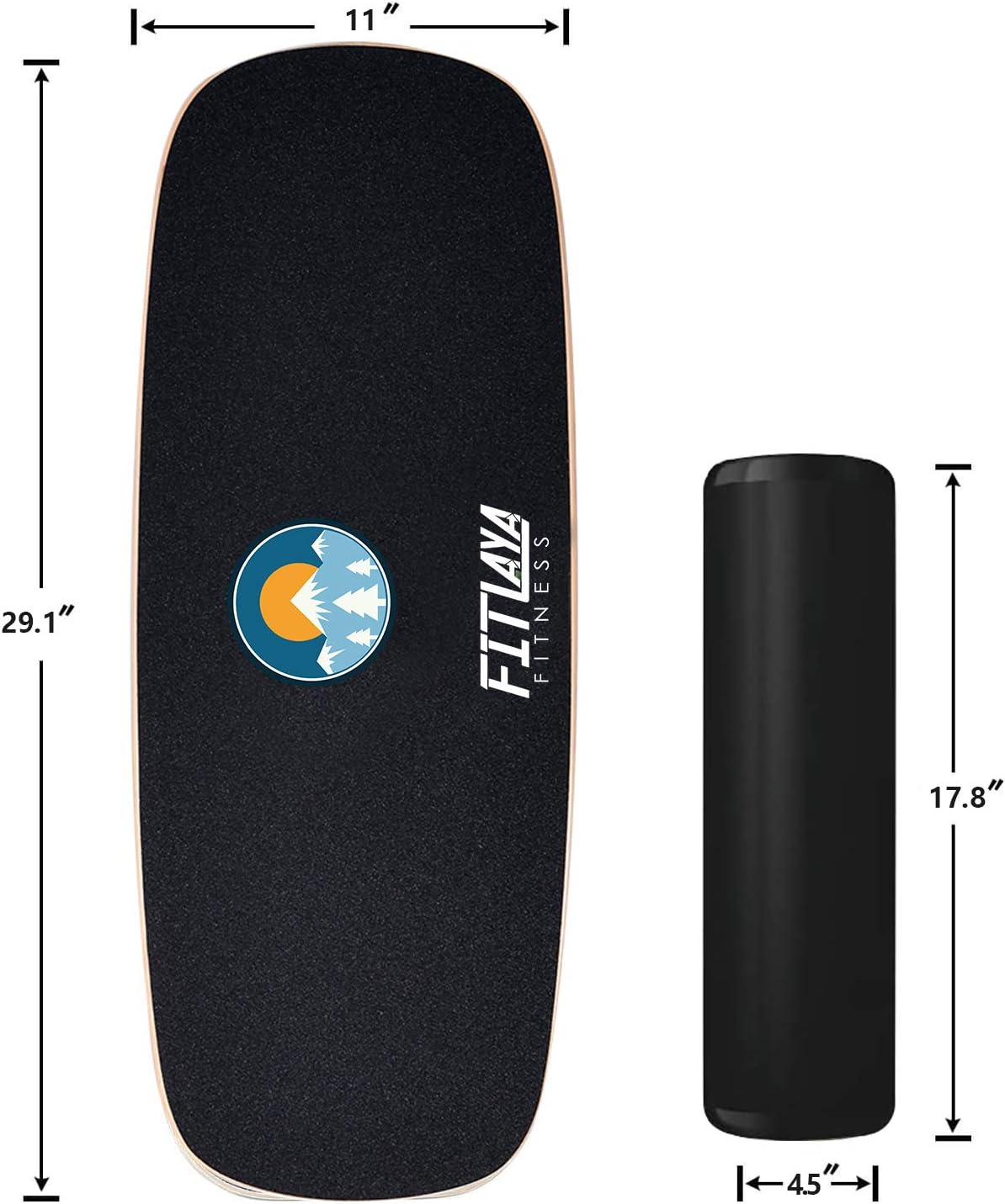 Wooden Fitness Balance Board T - đánh giá và giá Balance Board Fitness