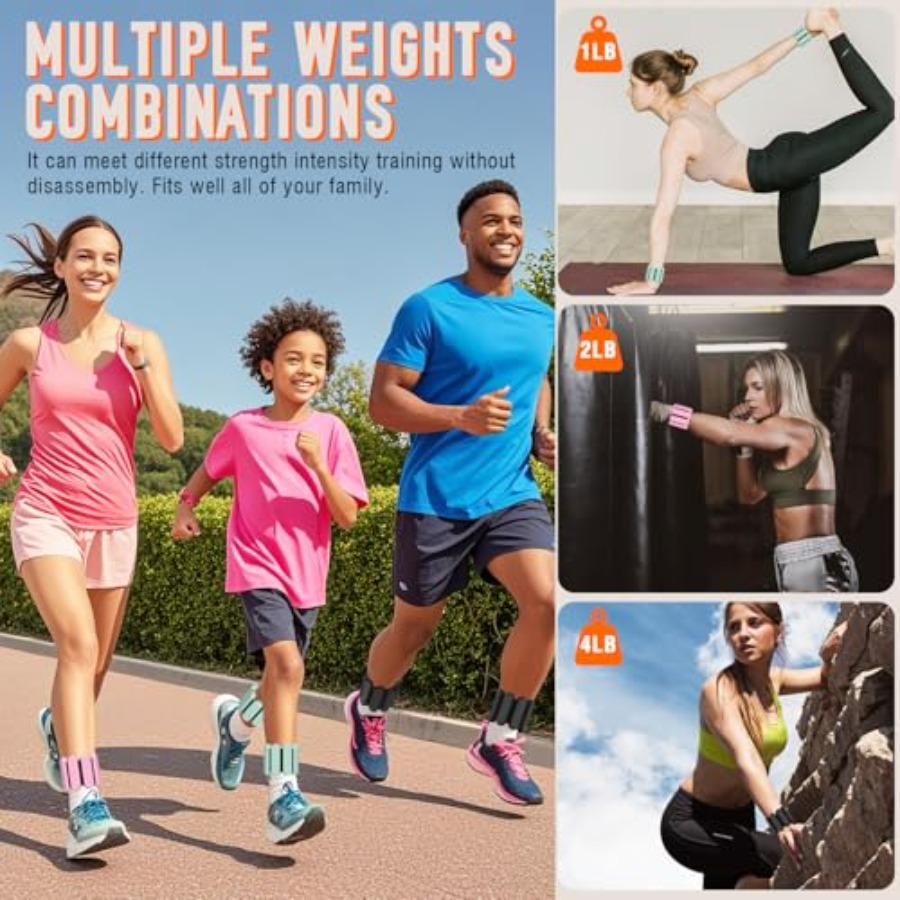 Ankle Weights for Women Men 3  - đánh giá và giá Ankle Weights