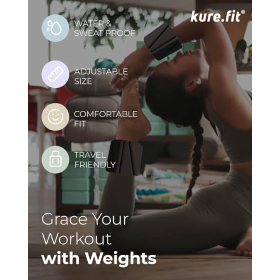 Black Adjustable Wrist and Ank - đánh giá và giá Ankle Weights