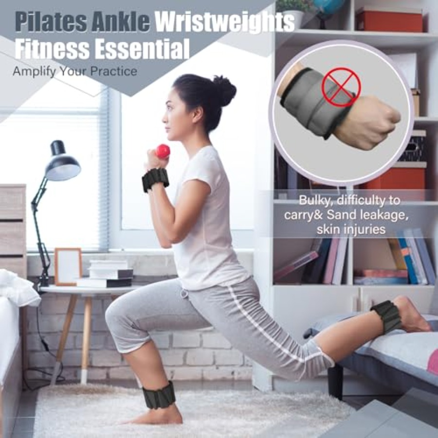 Adjustable Silicone Wrist Ankl - đánh giá và giá Ankle Weights