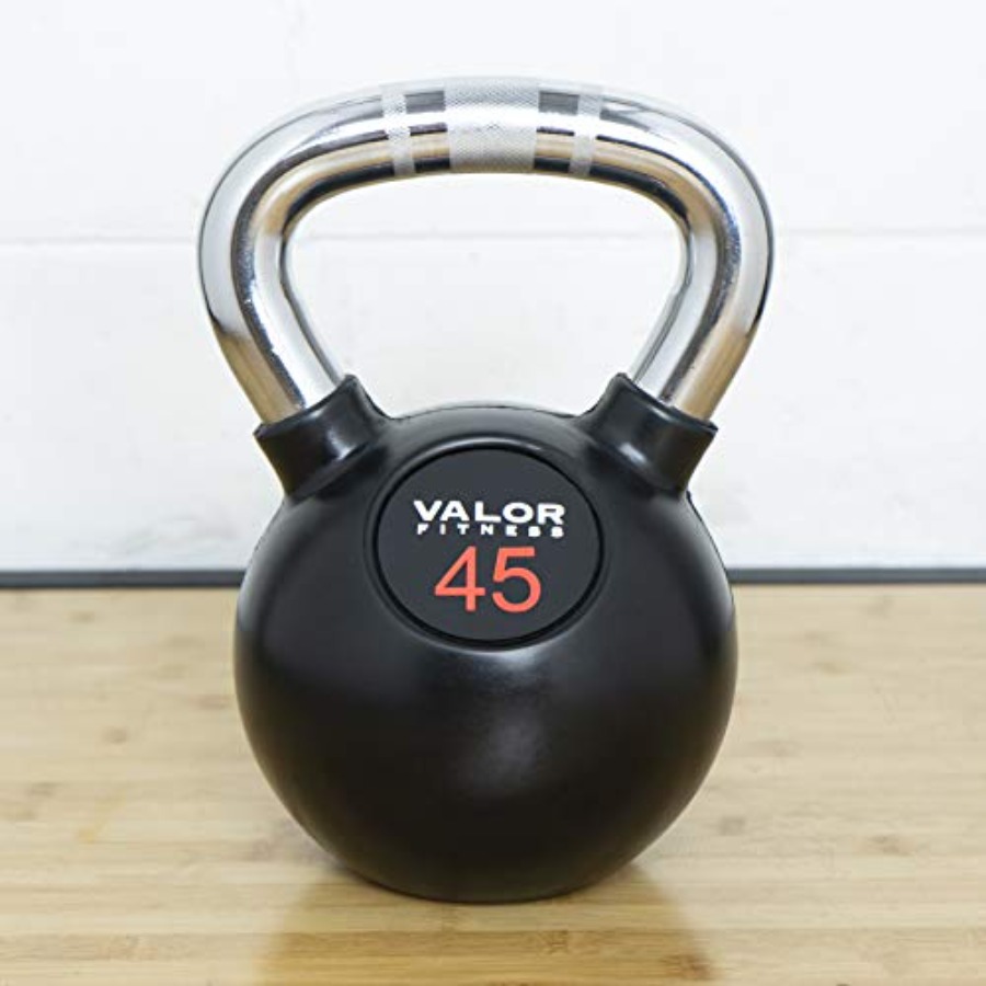 Chrome Handle Rubber Coated Ke - đánh giá và giá Kettlebell