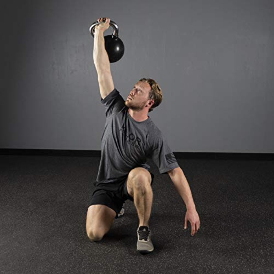 Chrome Handle Rubber Coated Ke - đánh giá và giá Kettlebell