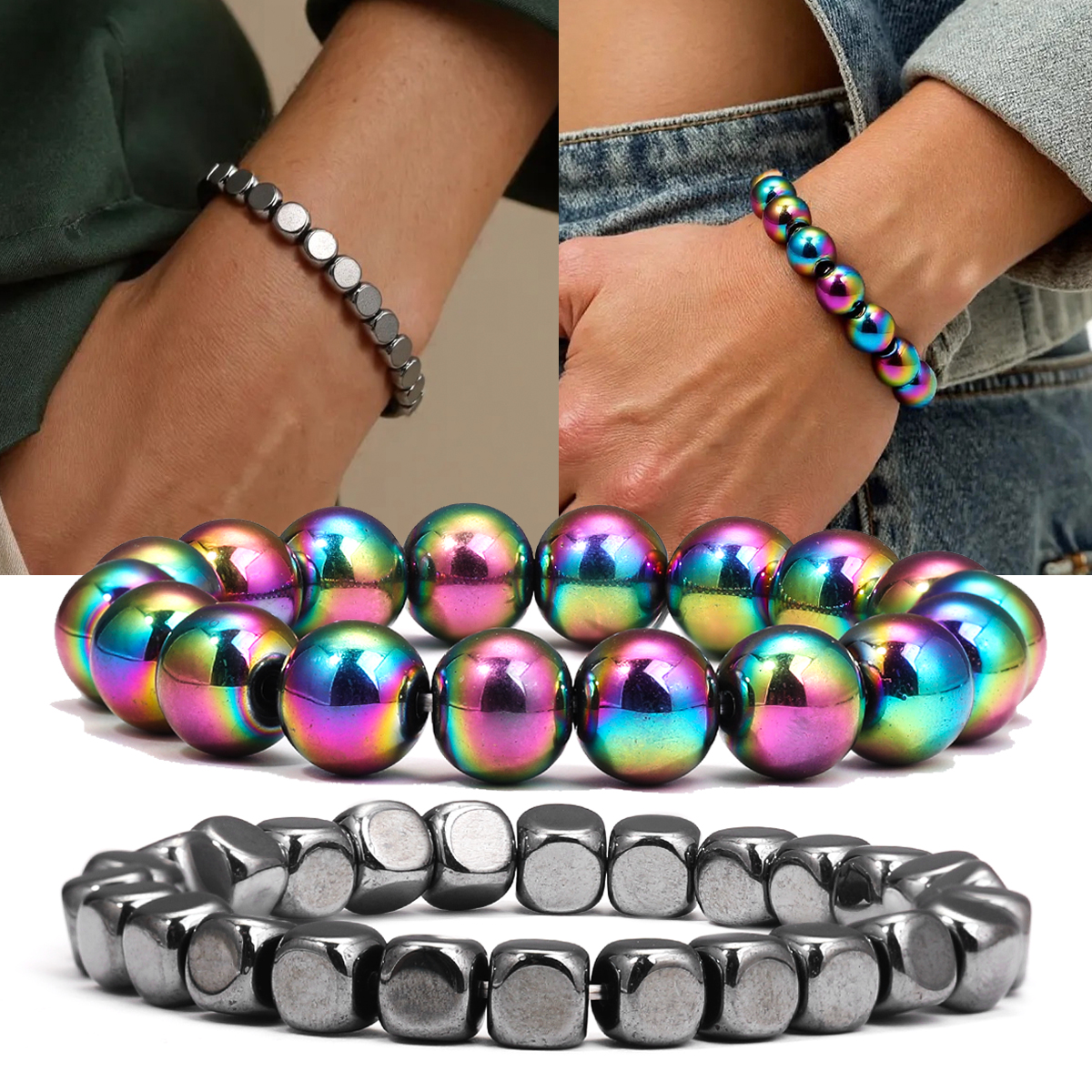 Hematite Energy Stone Bracelet - đánh giá và giá Yoga Fitness Gifts