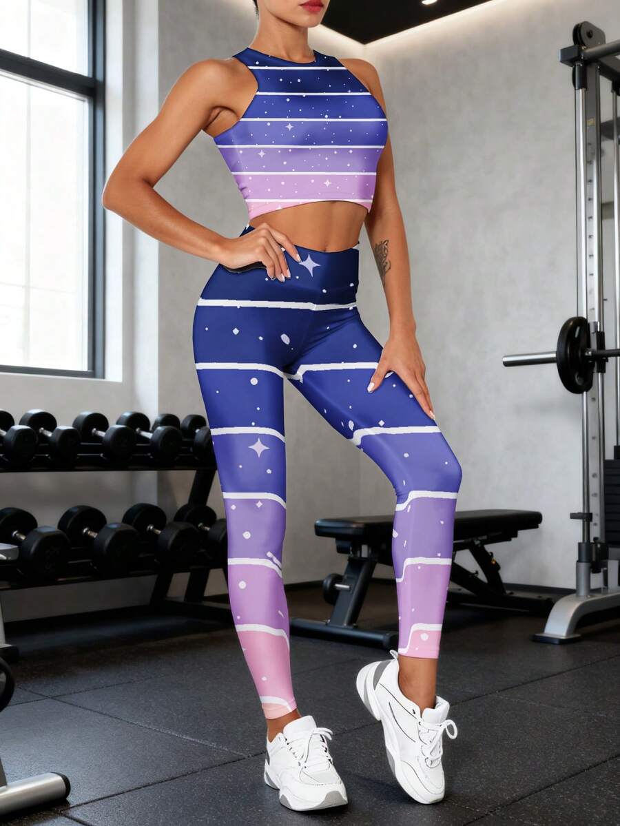 Space Galaxy Womens Tank Top A - đánh giá và giá Yoga Fitness Wear
