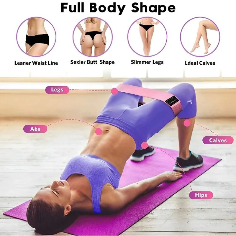 3Pcs Fabric Resistance Hip Boo - đánh giá và giá Yoga Fitness Trainer