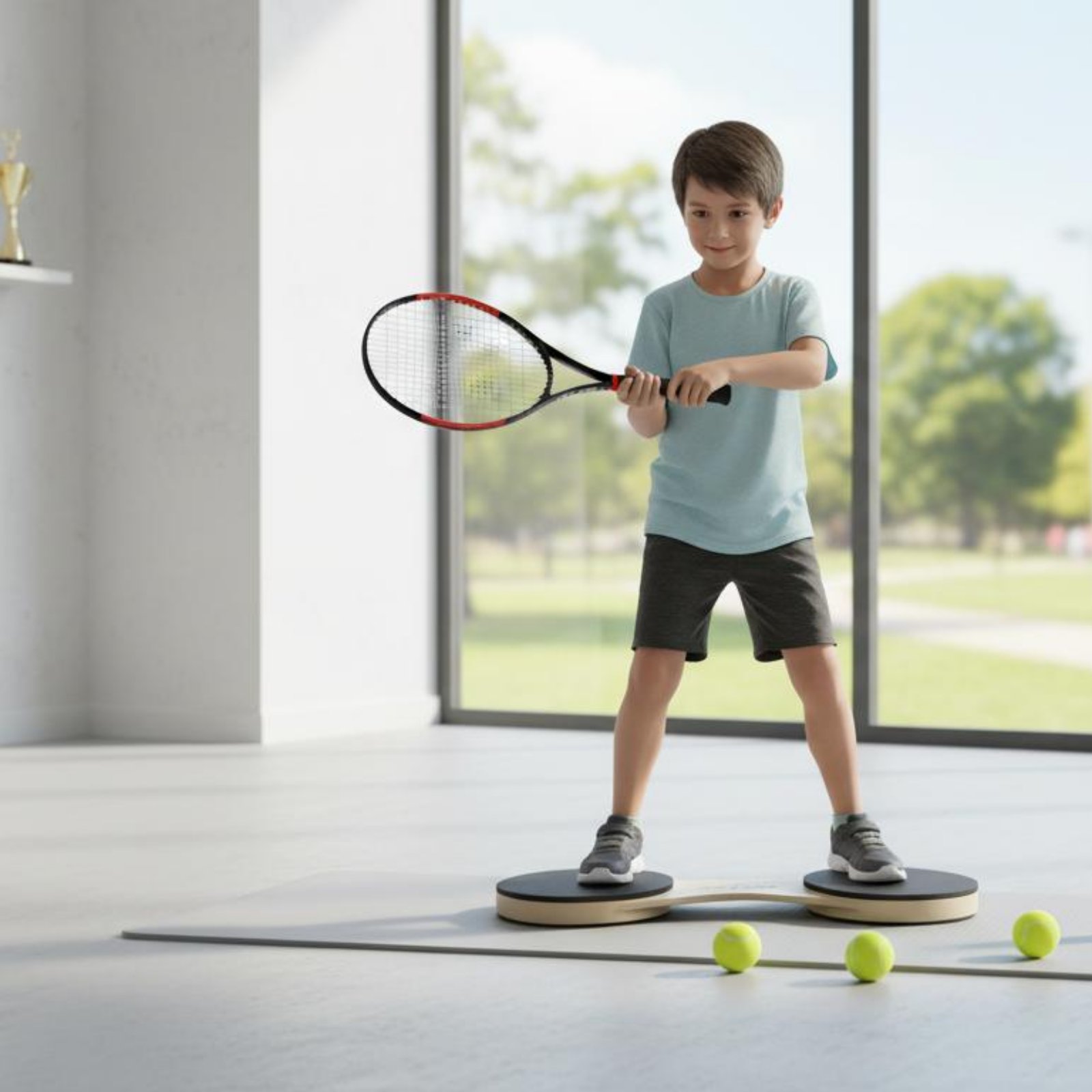 Racket Sport Swing Training Bo - đánh giá và giá Balance Board Fitness