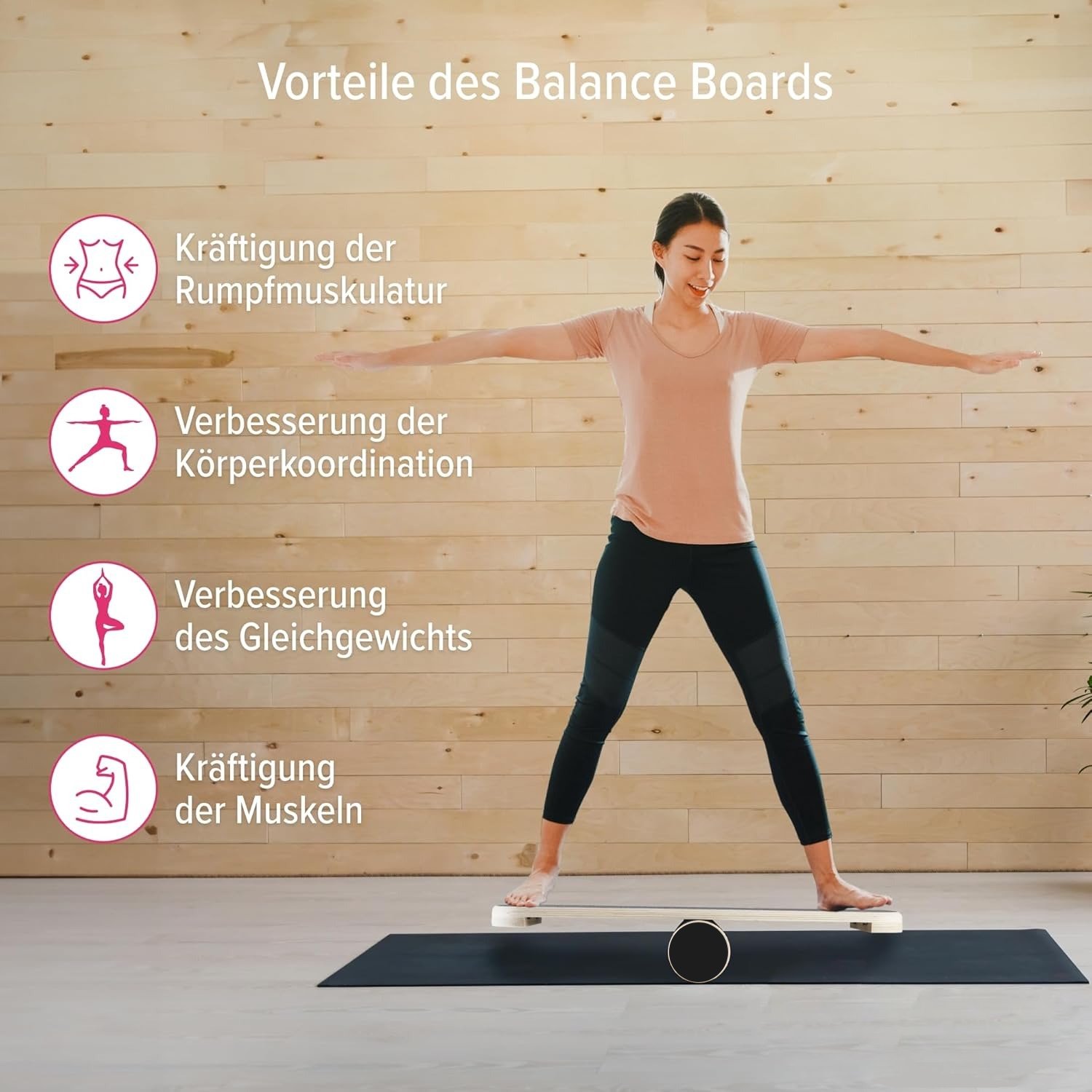 Balance Board Non Slip Surface - đánh giá và giá Balance Board Fitness