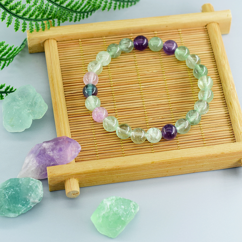 Original Fluorite Bracelet wit - đánh giá và giá Yoga Fitness Gifts