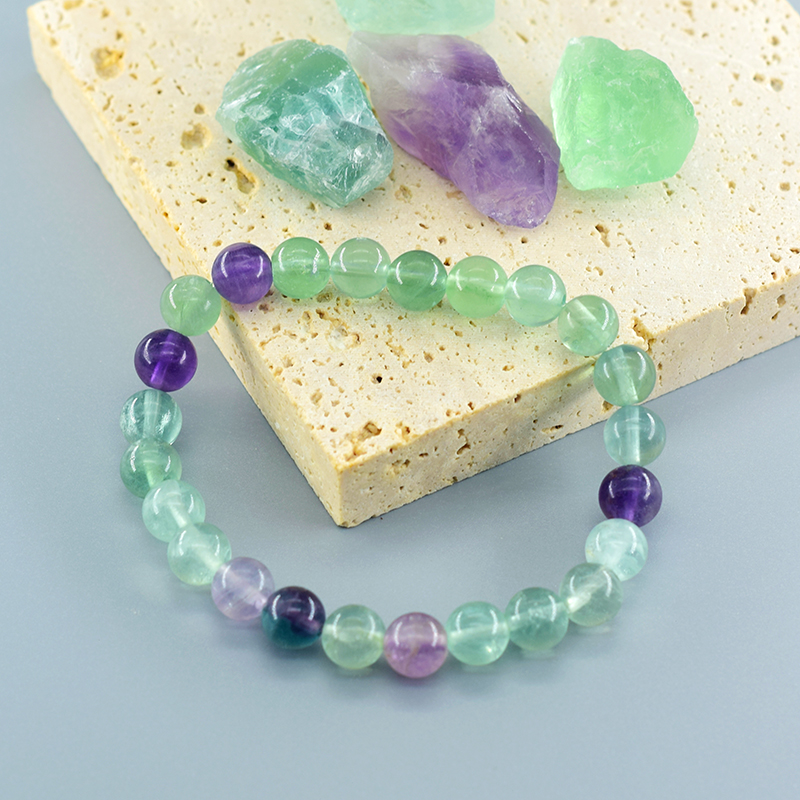 Original Fluorite Bracelet wit - đánh giá và giá Yoga Fitness Gifts