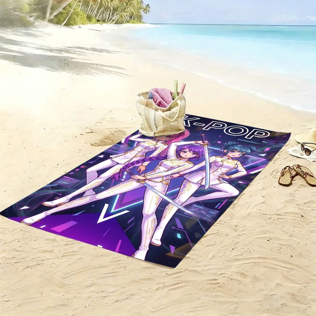 K-POP Style Beach Towel Girl G - đánh giá và giá Yoga Fitness Gifts