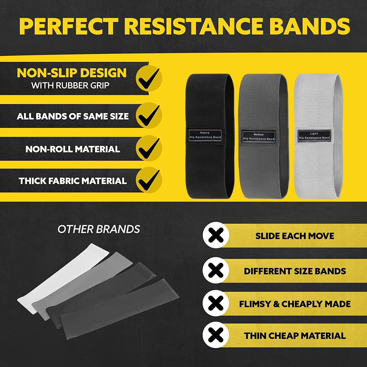 Fabric Resistance Hip Booty Ba - đánh giá và giá Yoga Fitness Trainer