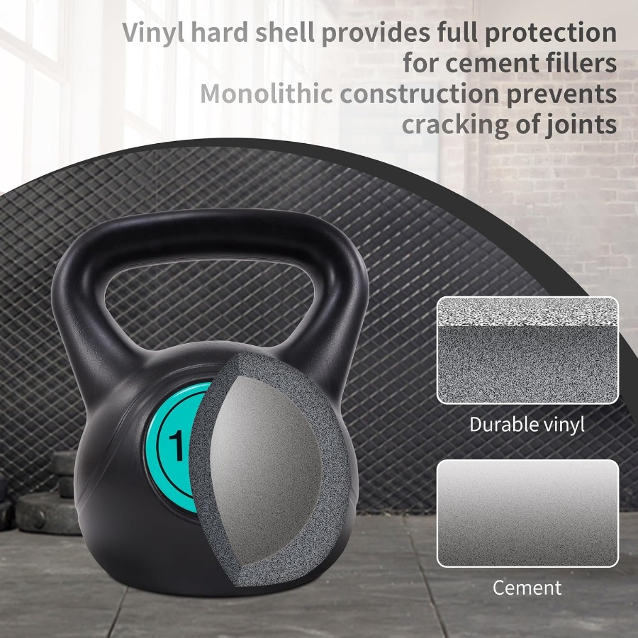 Vinyl Kettlebell Set with 30 4 - đánh giá và giá Kettlebell