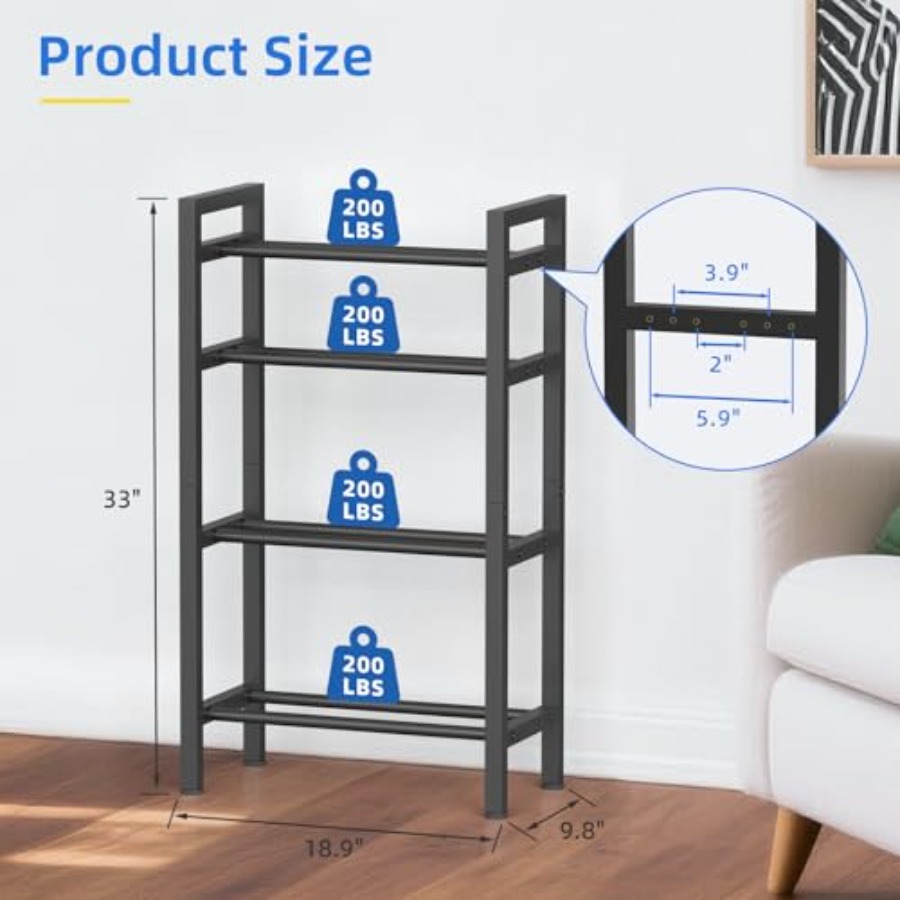 4 Tier Dumbbell RackAdjustable - đánh giá và giá Kettlebell